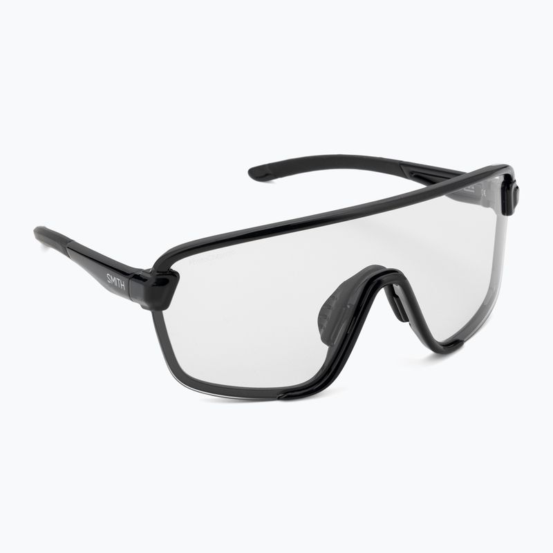 Occhiali da sole Smith Bobcat nero opaco/cromapop fotocromatico da chiaro a grigio 2