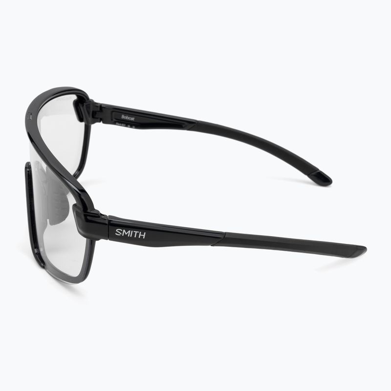 Occhiali da sole Smith Bobcat nero opaco/cromapop fotocromatico da chiaro a grigio 5