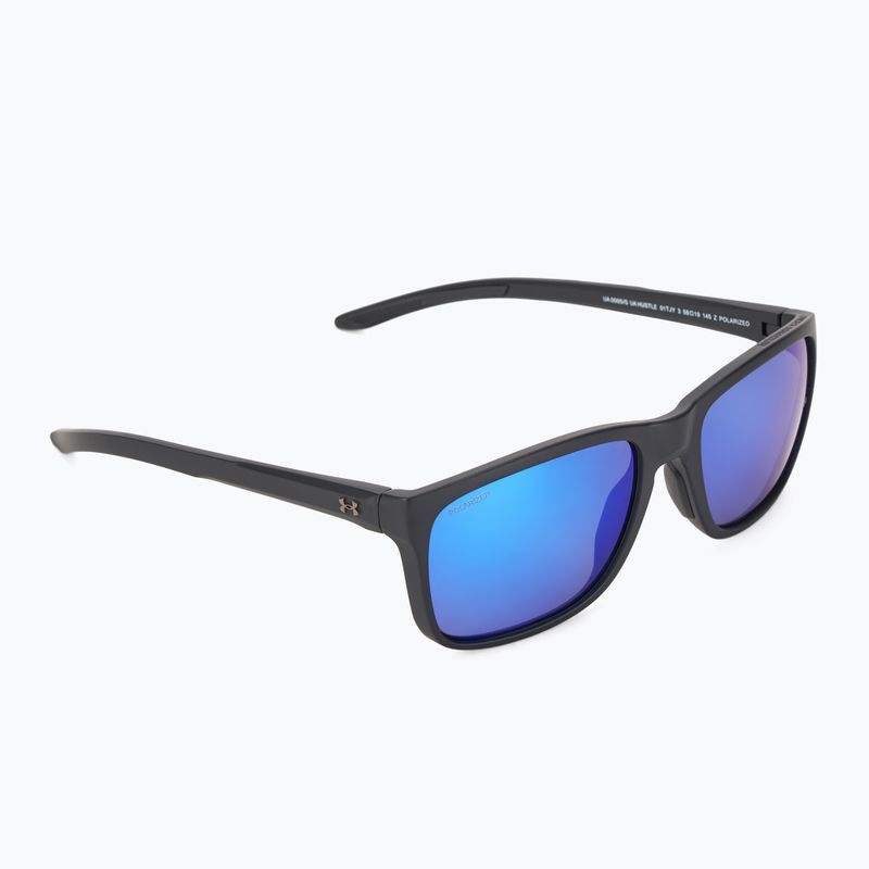 Occhiali da sole da uomo Under Armour 0005/S S3 nero blu/blu multistrato