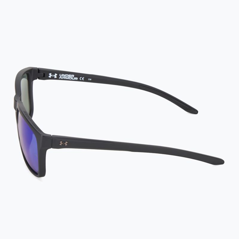 Occhiali da sole da uomo Under Armour 0005/S S3 nero blu/blu multistrato 4