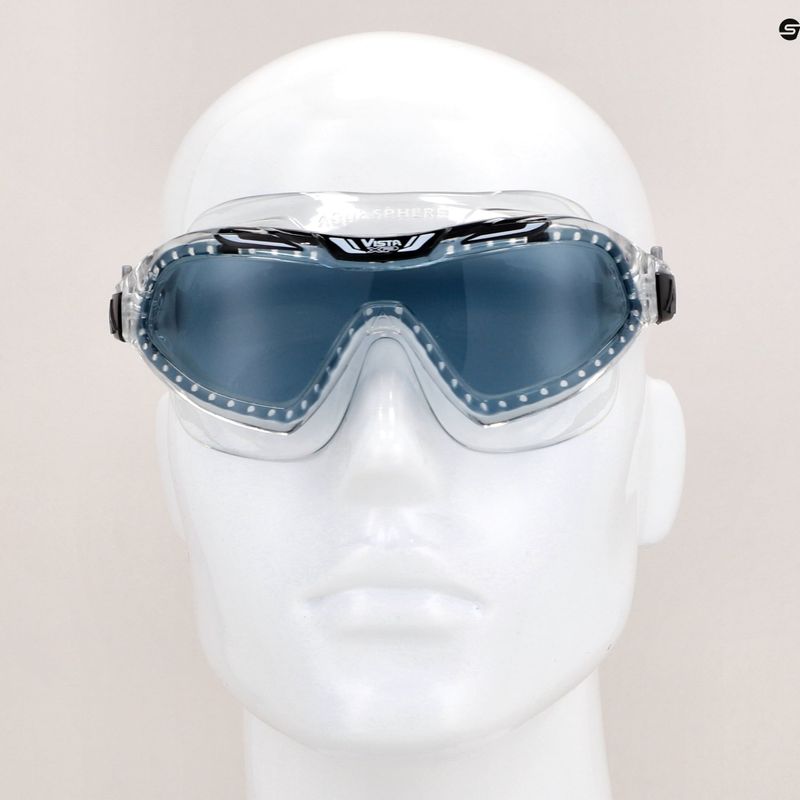 Maschera Aquasphere Vista Xp trasparente/nera MS5090001LD 12