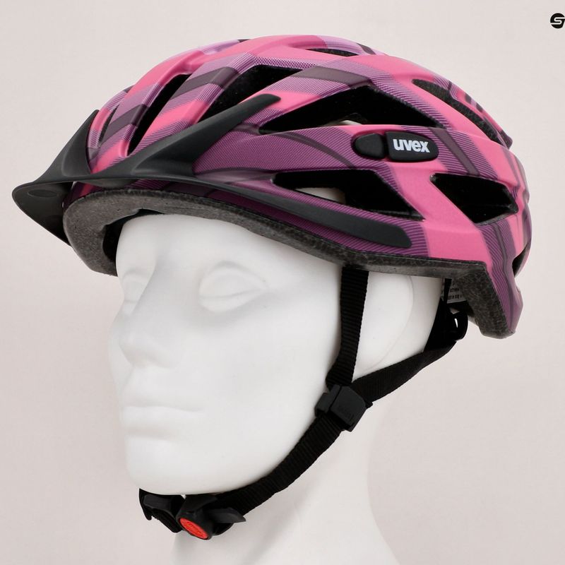 Casco da bici UVEX Air Wing CC prugna/rosa 12