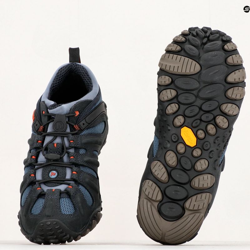 Stivali da trekking da uomo Merrell Chameleon II Stretch navy 13