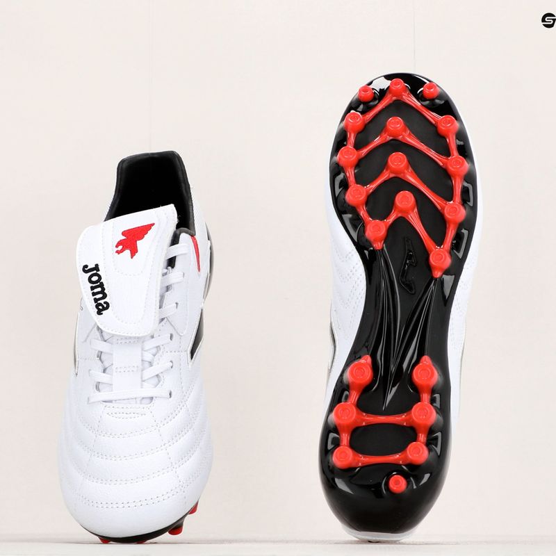 Scarpe da calcio Joma Aguila Cup AG bianco/rosso da uomo 13