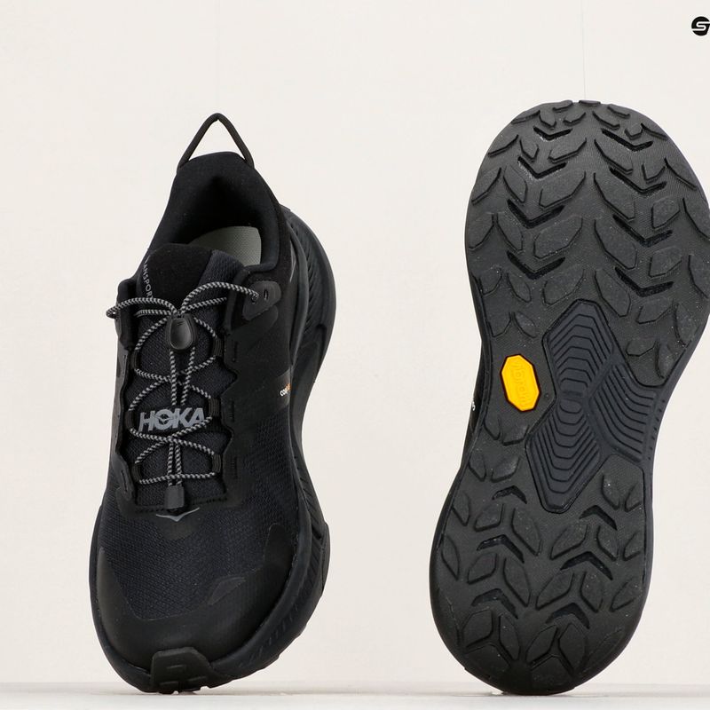 Scarpe da corsa da uomo HOKA Transport nero/nero 17