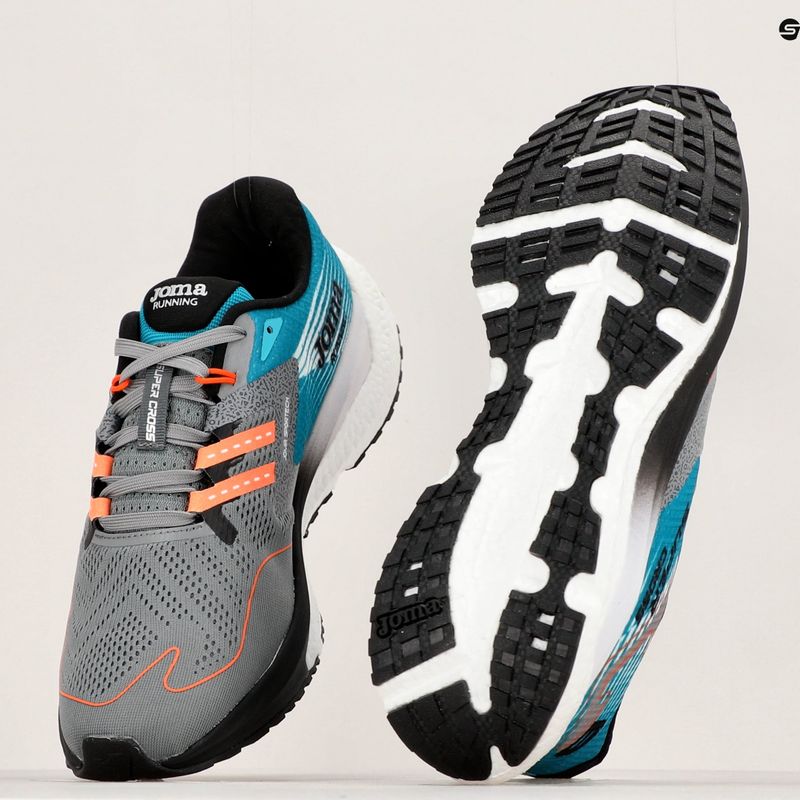 Scarpe da corsa Joma R.Super Cross uomo grigio/petrolio 13