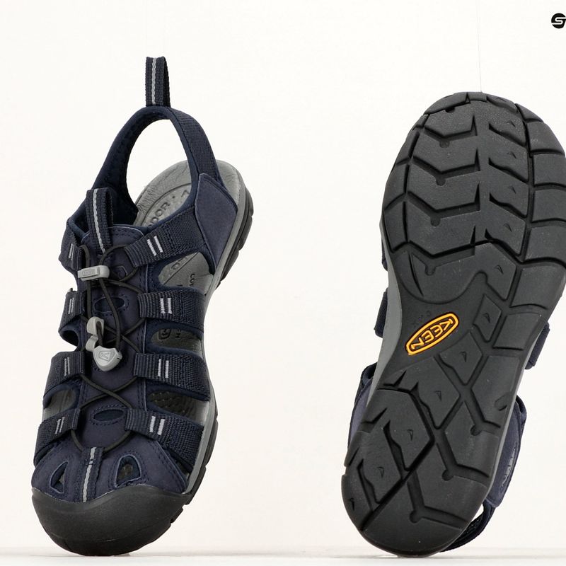 KEEN Clearwater CNX, sandali da uomo in sky captain/nero 17