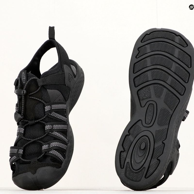 KEEN Drift Creek H2 sandali da trekking da donna nero/nero 15