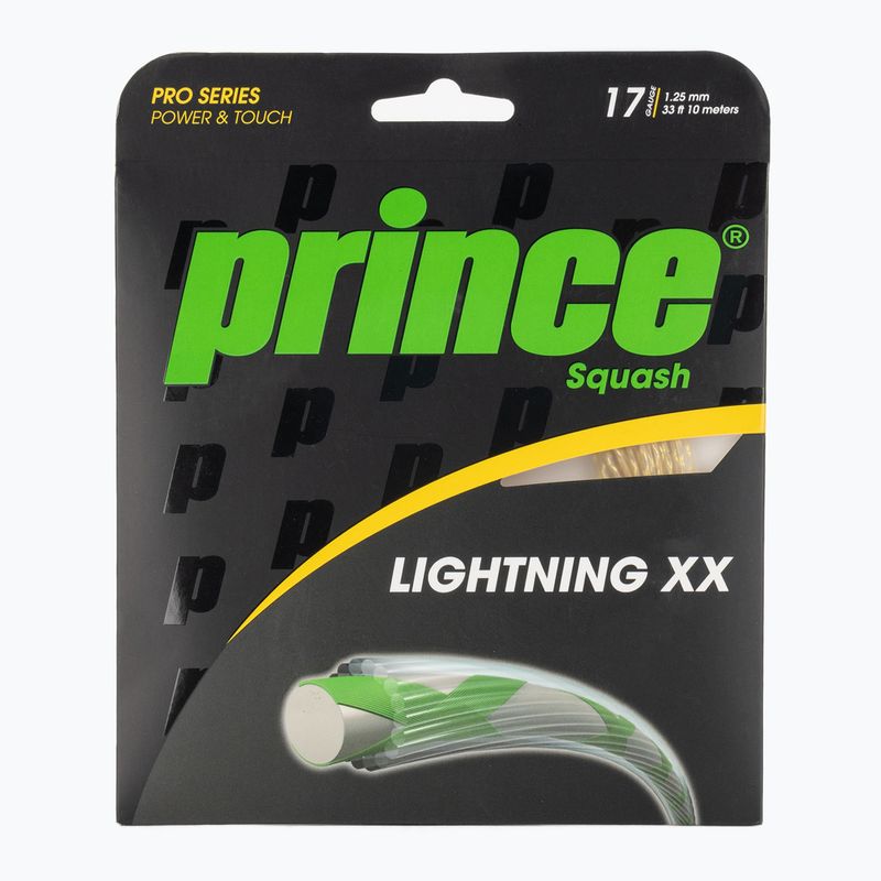 Corda da squash Prince Lightning XX 17 set oro