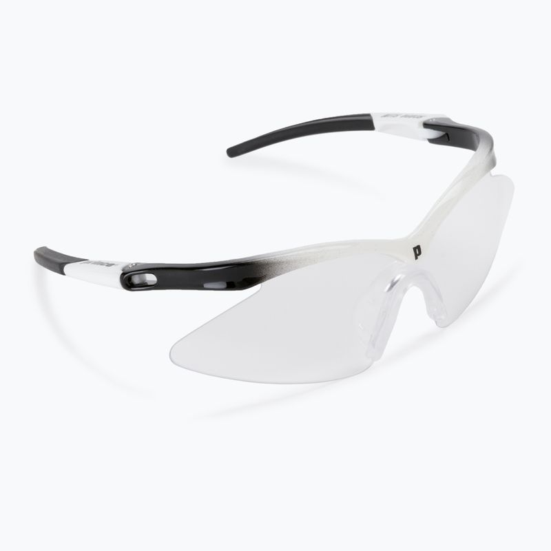 Occhiali da squash Prince Scopa Slim bianco/nero 2