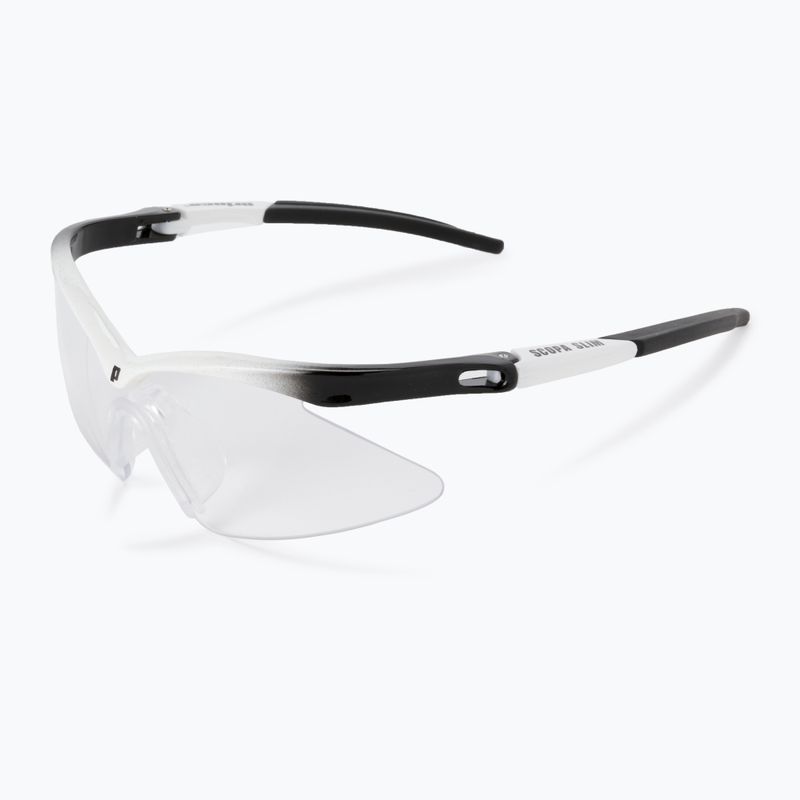 Occhiali da squash Prince Scopa Slim bianco/nero 3