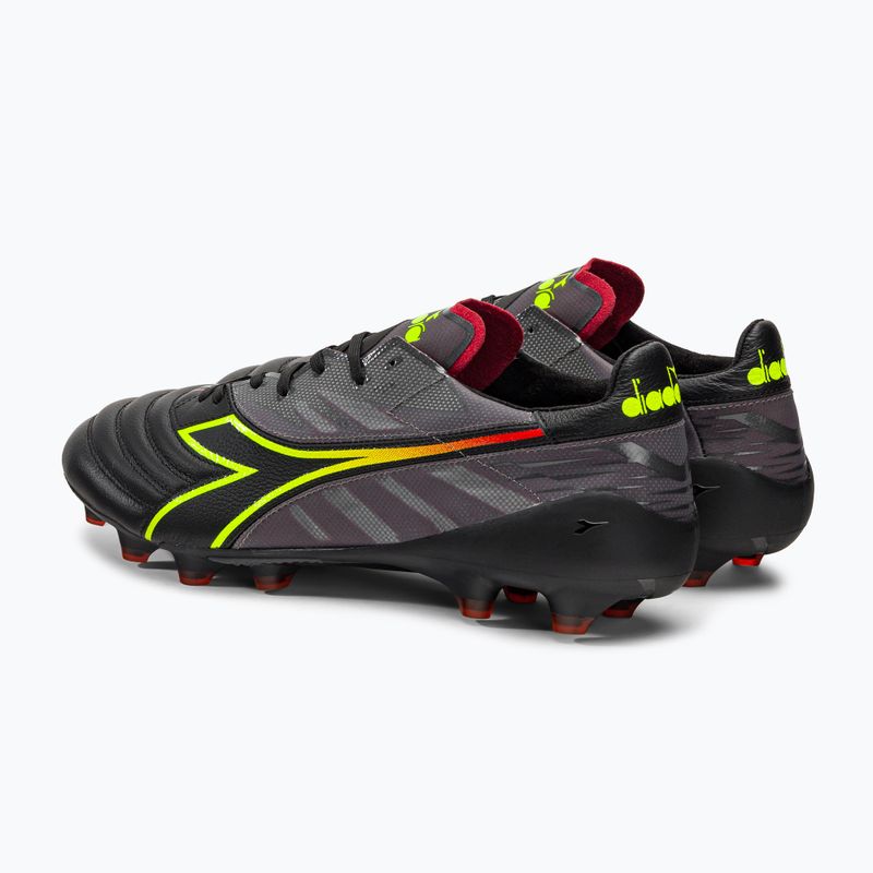 Scarpe da calcio Diadora Brasil Elite Veloce ITA LPX uomo nero e marrone DD-101.178785-D0136-43 3