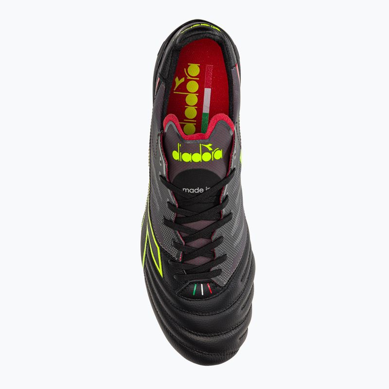 Scarpe da calcio Diadora Brasil Elite Veloce ITA LPX uomo nero e marrone DD-101.178785-D0136-43 6