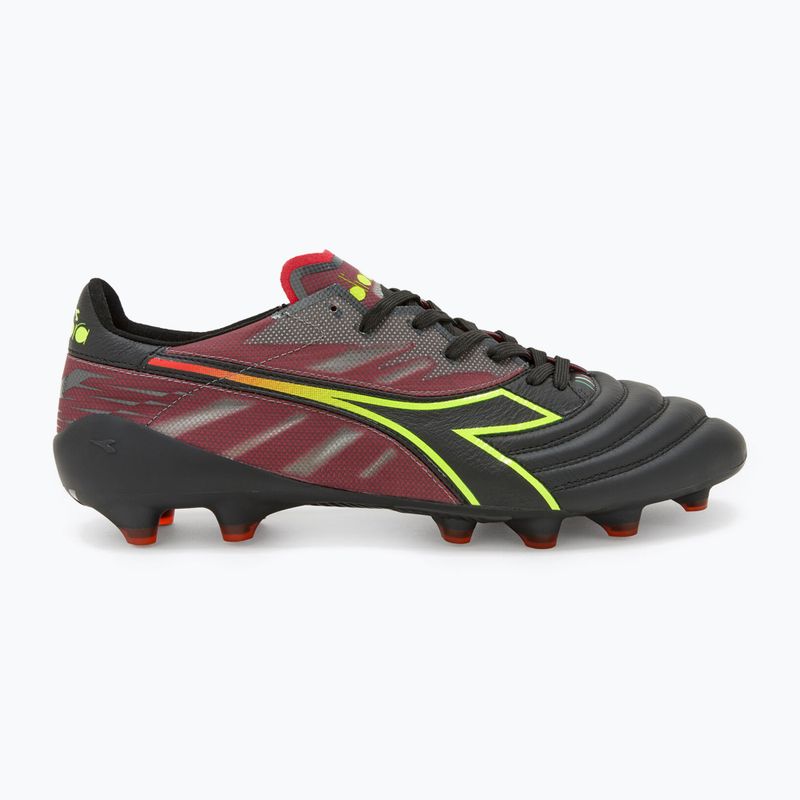 Scarpe da calcio Diadora Brasil Elite Veloce ITA LPX uomo nero e marrone DD-101.178785-D0136-43 10