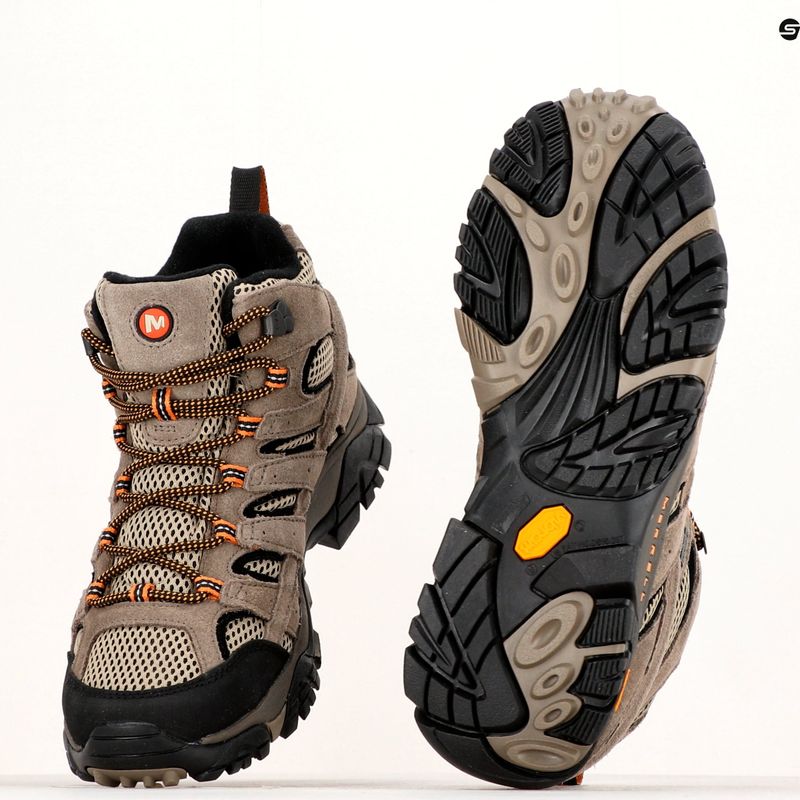 Stivali da trekking da uomo Merrell Moab 2 Ltr Mid Gtx noce 18