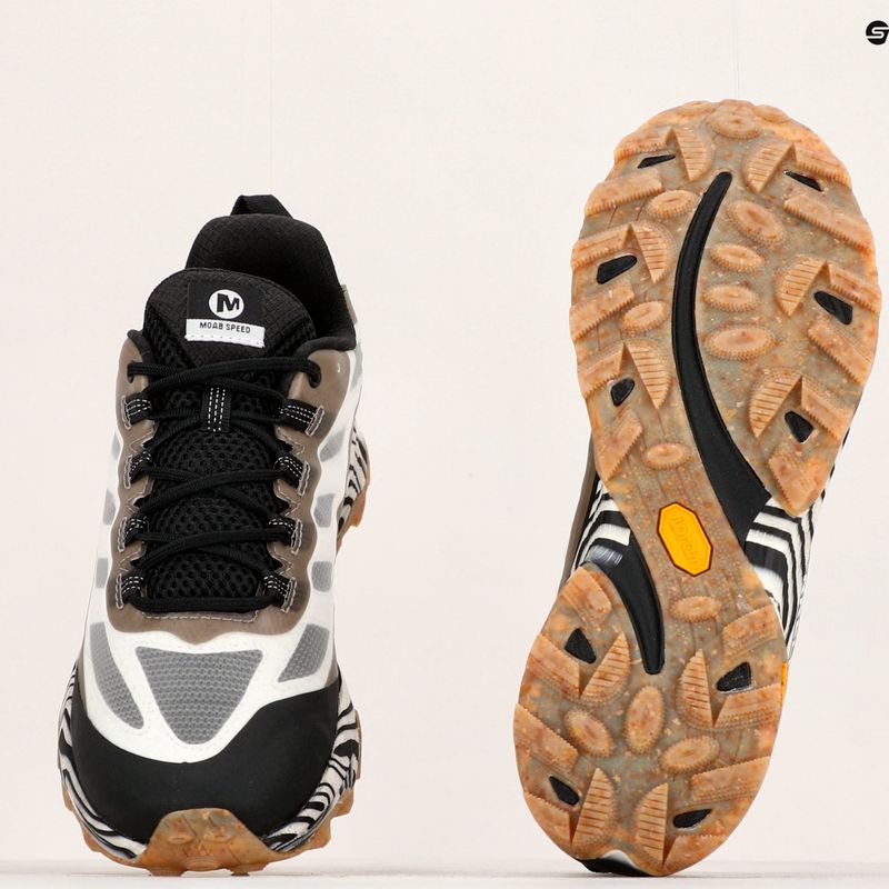 Scarpe da trekking da uomo Merrell Moab Speed Solution Dye nero 18