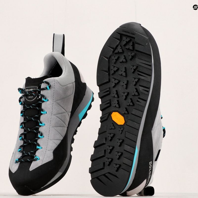 Scarponi da arrampicata da donna Dolomite Crodarossa Low GTX grigio alluminio/blu capri 16