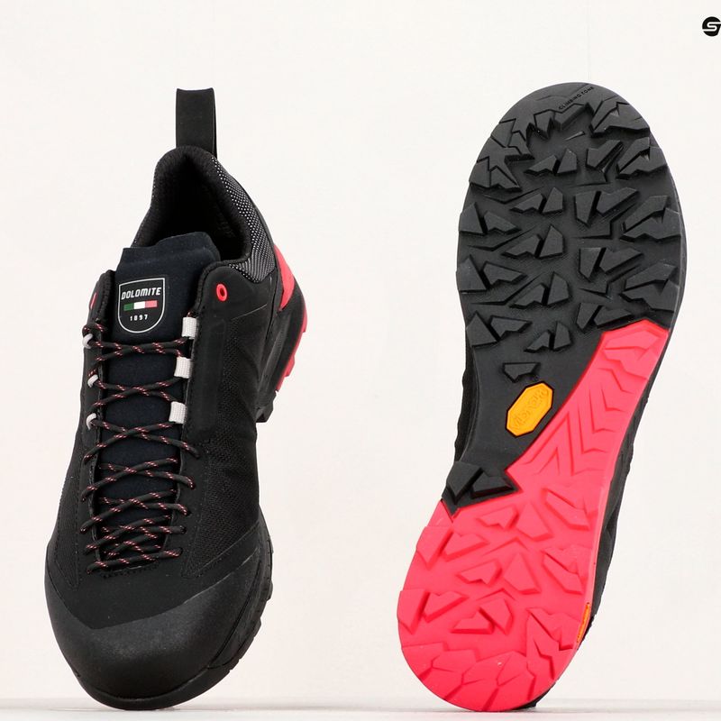 Scarpa da avvicinamento Dolomite Crodarossa Tech GTX da uomo, nero/rosso fuoco 16