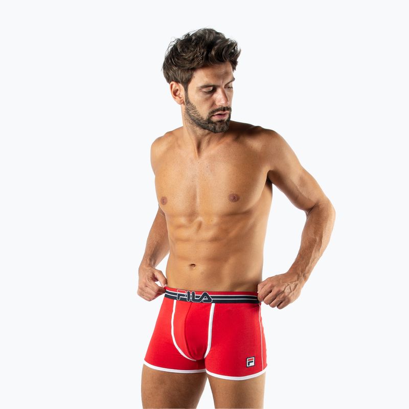 FILA boxer uomo FU5077 rosso 4