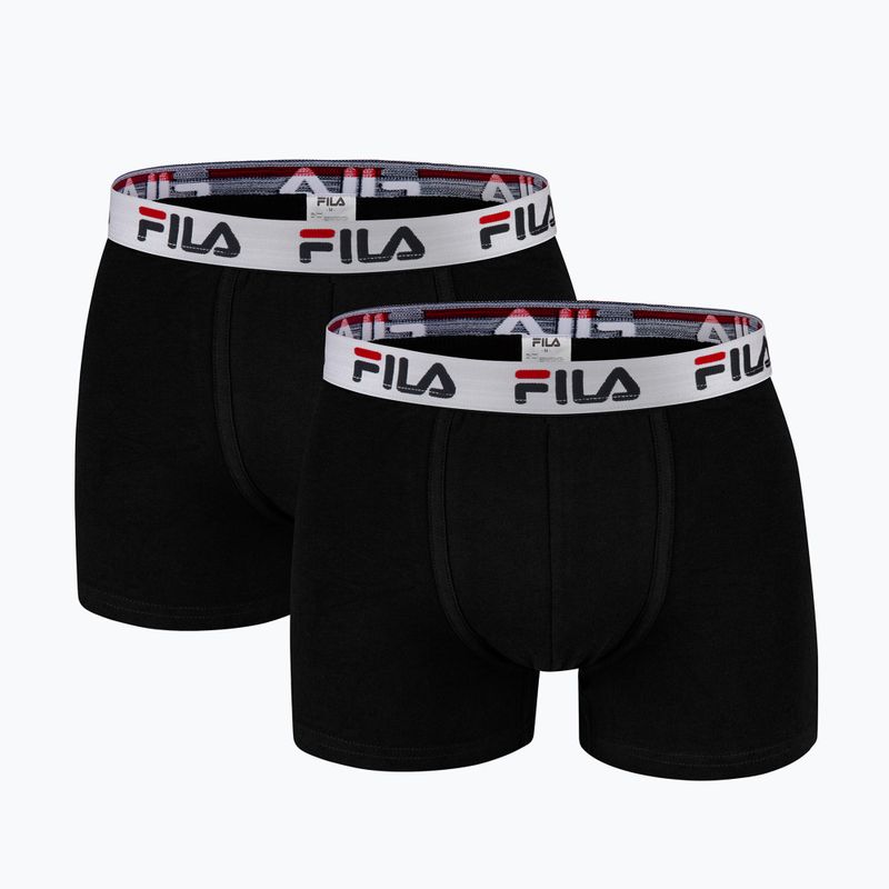 FILA boxer uomo FU5016/2 2 pezzi nero 5