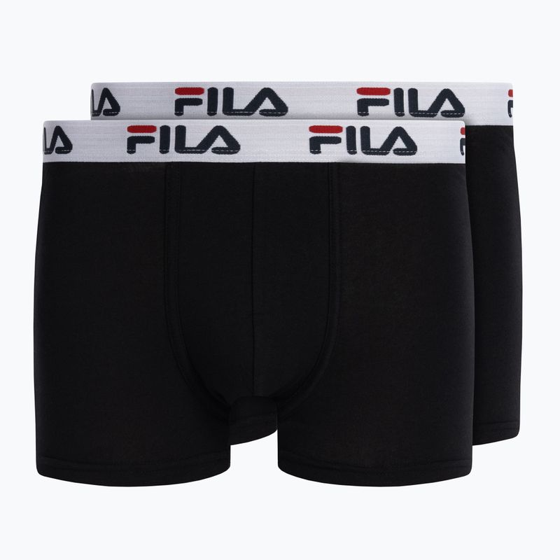 FILA boxer uomo FU5016/2 2 pezzi nero