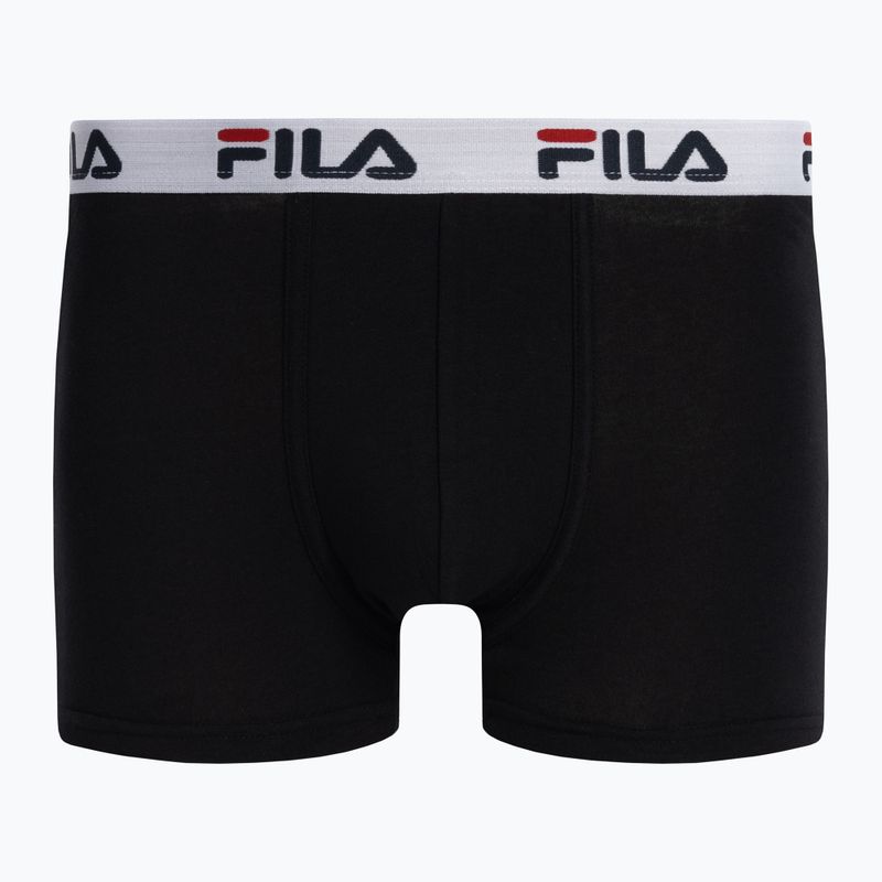 FILA boxer uomo FU5016/2 2 pezzi nero 2