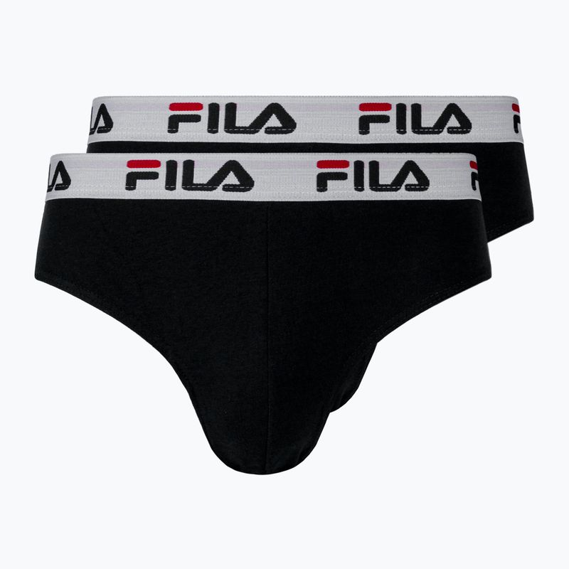 FILA slip uomo FU5015/2 2 pezzi nero