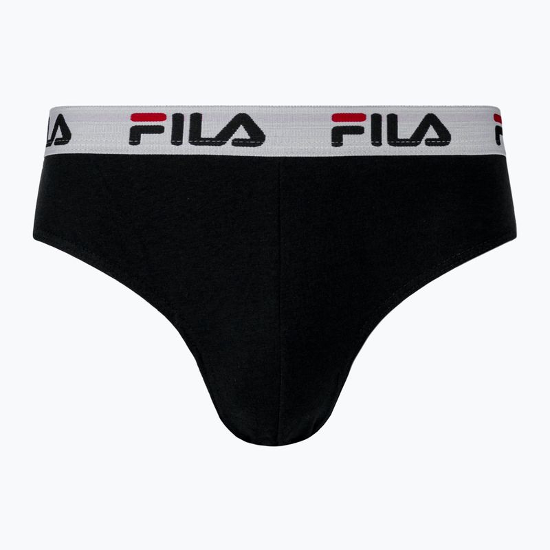 FILA slip uomo FU5015/2 2 pezzi nero 2