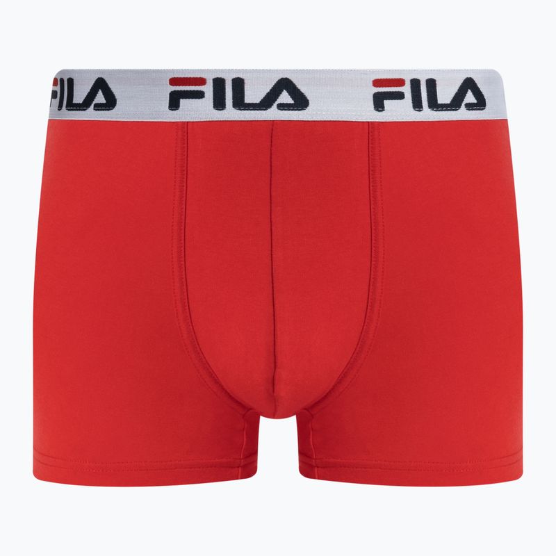 FILA boxer uomo FU5016/2 2 pezzi rosso 2