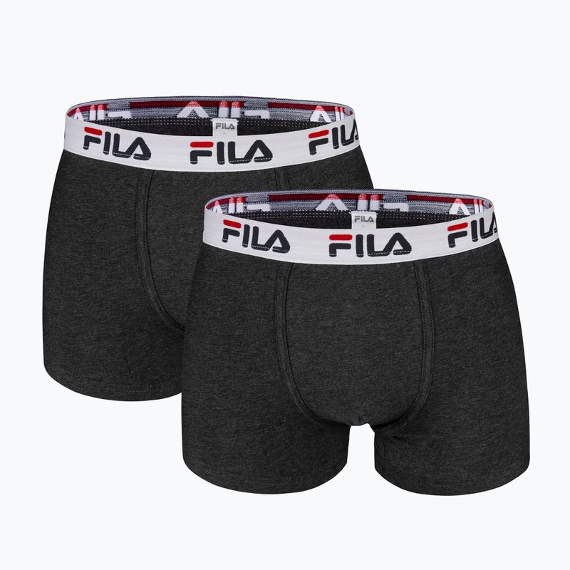 FILA boxer uomo FU5016/2 2 pezzi antracite melange 5