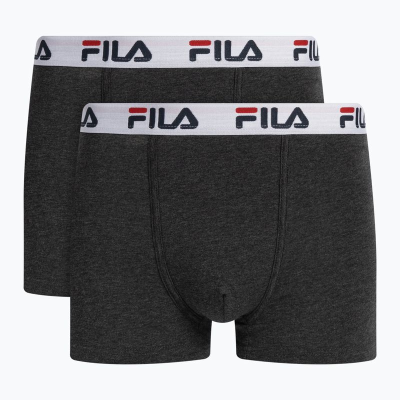 FILA boxer uomo FU5016/2 2 pezzi antracite melange