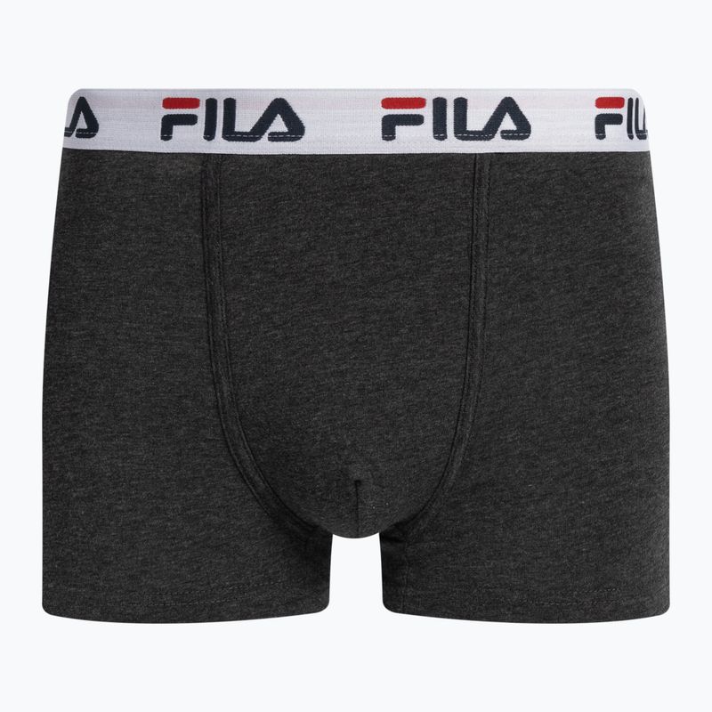 FILA boxer uomo FU5016/2 2 pezzi antracite melange 2