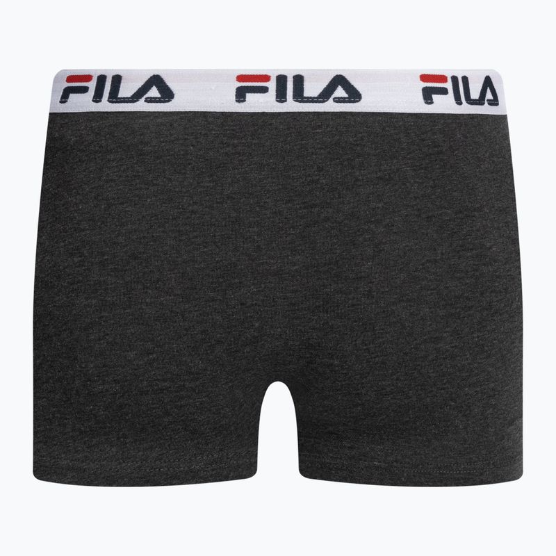 FILA boxer uomo FU5016/2 2 pezzi antracite melange 3