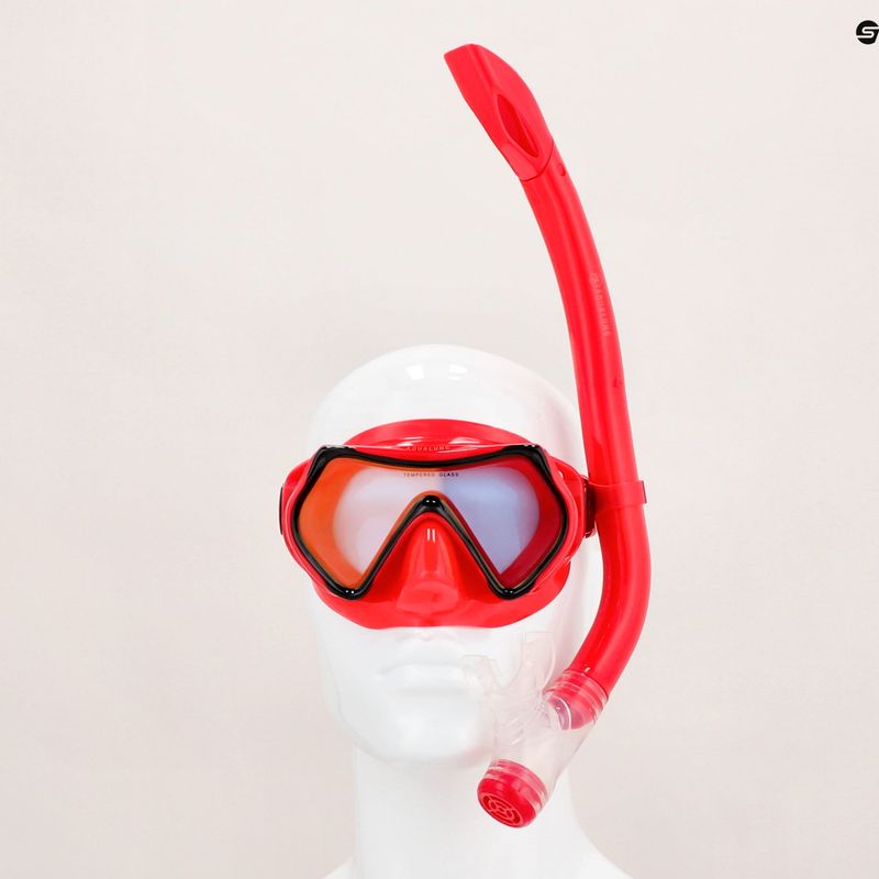 Aqualung Hero Set snorkeling per bambini rosso/oro 15