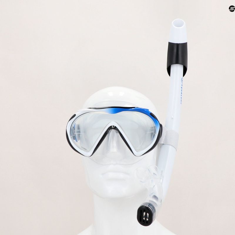 Aqualung Compass Snorkelling Set nero/bianco 17