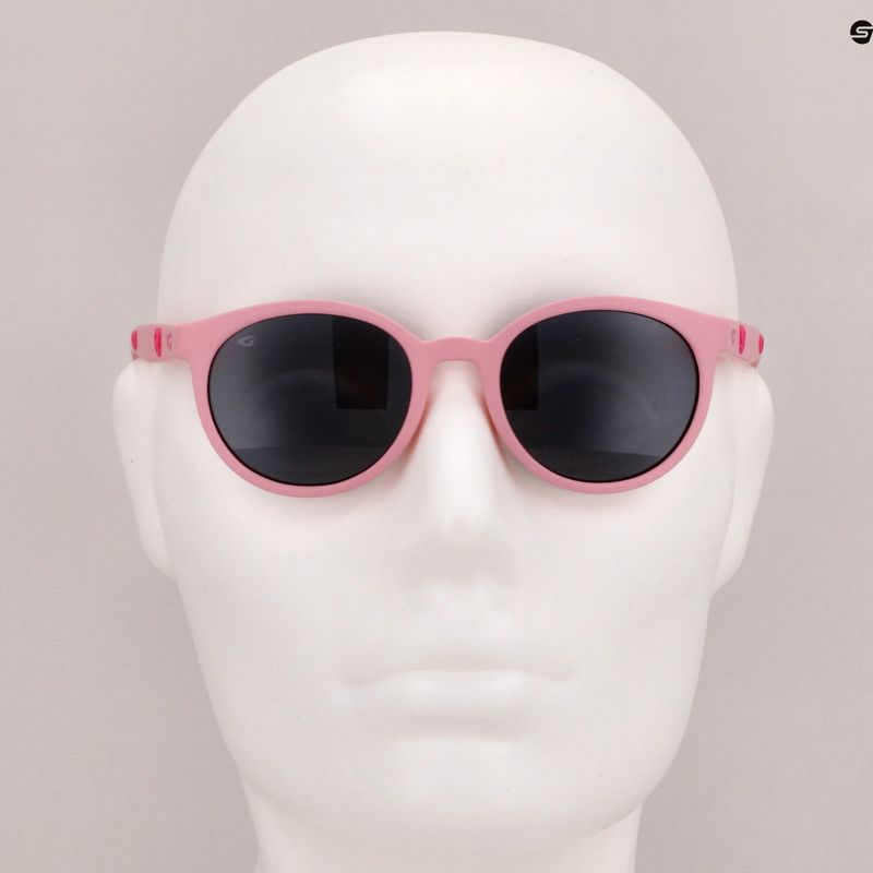 Occhiali da sole per bambini GOG Margo rosa opaco/fumo 10