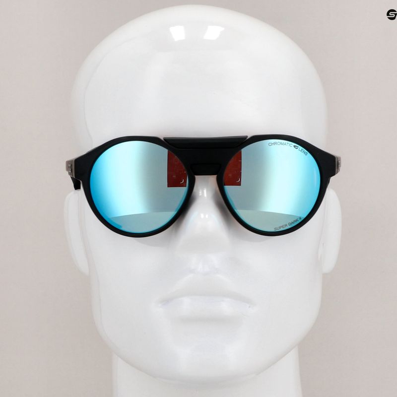 Occhiali da sole GOG Manaslu nero opaco/blu policromatico 8