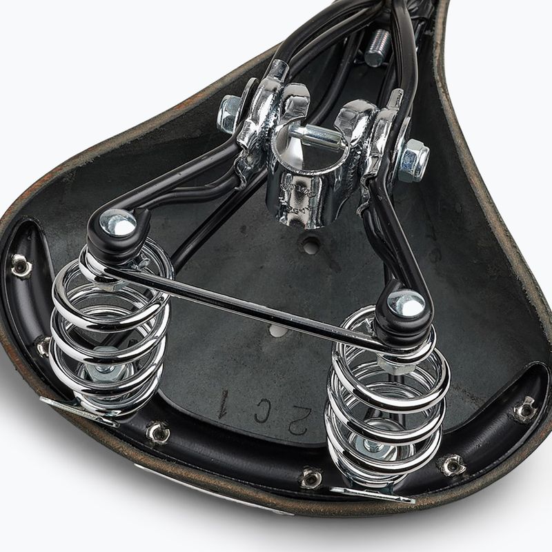 Brooks England B66 Sella corta nera per bicicletta 7