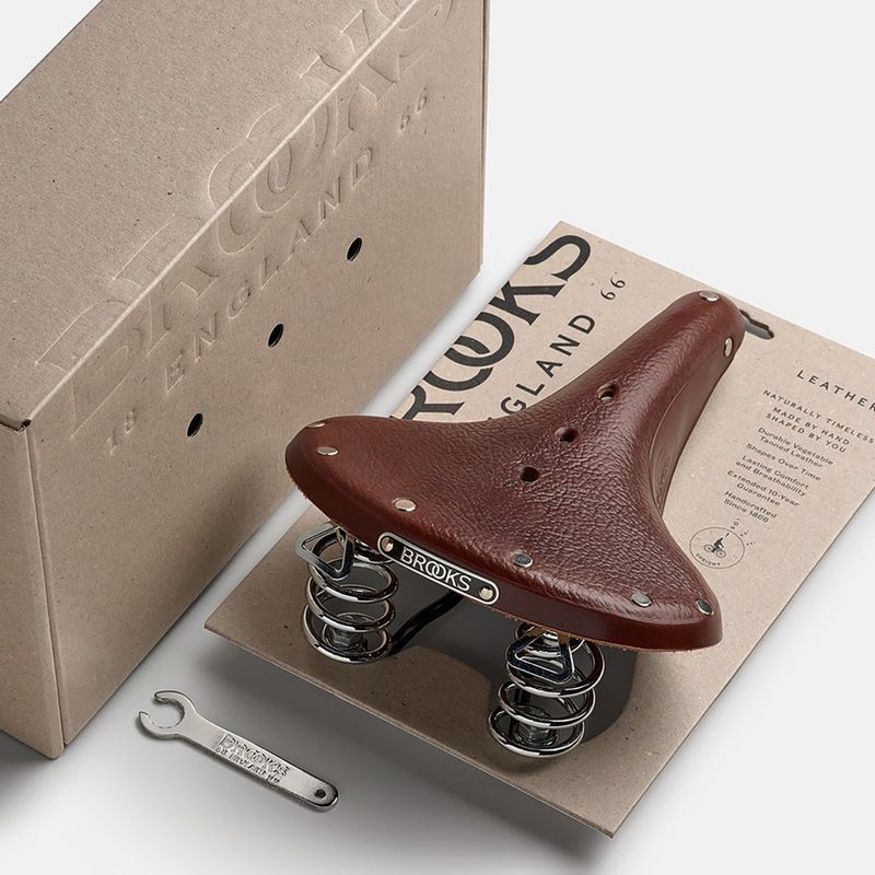 Sella per bicicletta Brooks England B67 marrone 8