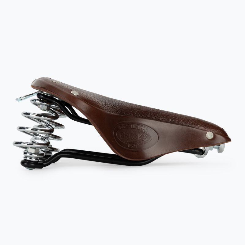 Brooks England B67 Sella da bicicletta corta marrone 2