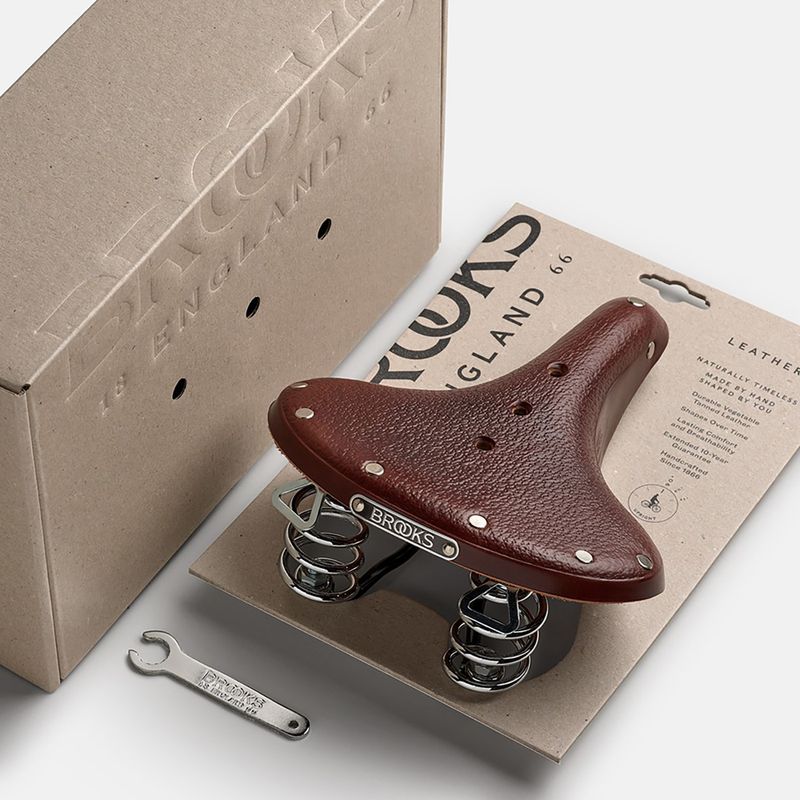 Brooks England B67 Sella da bicicletta corta marrone 8