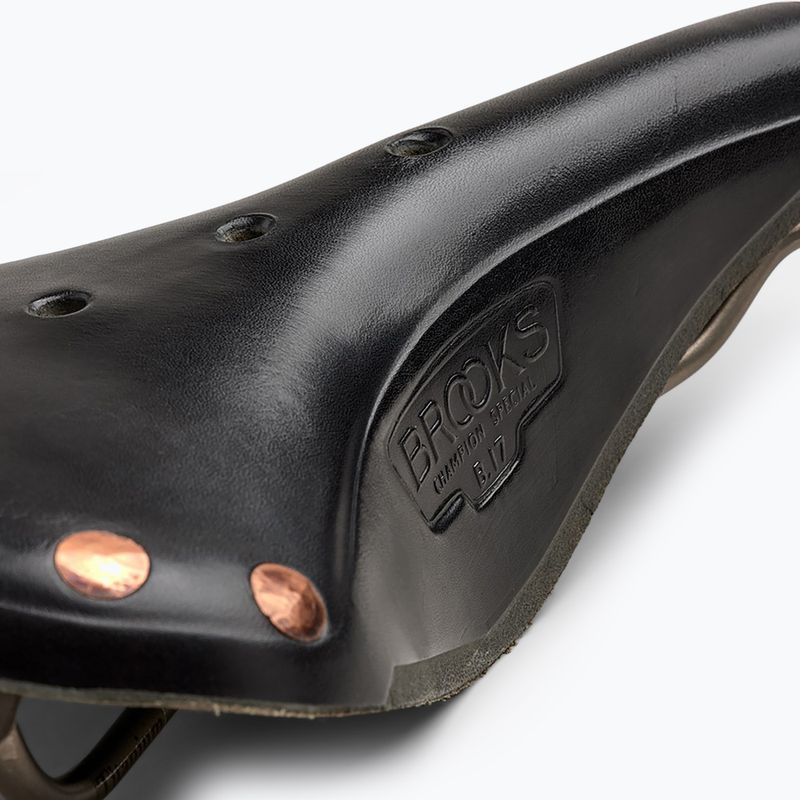 Sella da bicicletta Brooks England B17 Special Titanium nera 6