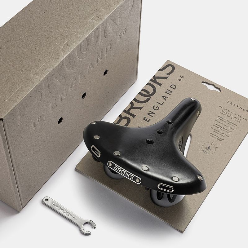 Sella per bicicletta Brooks England B72 nera 8