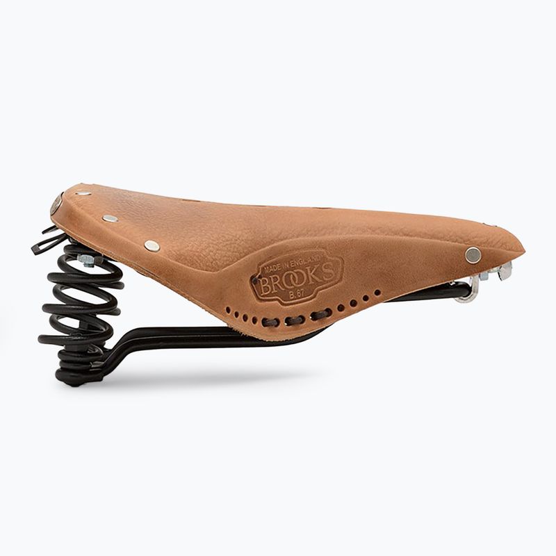 Sella da bicicletta Brooks England B67 Softened dark tan 4