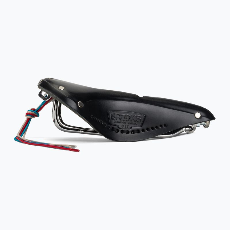 Brooks England B17 Narrow Carved sella nera per bicicletta 2