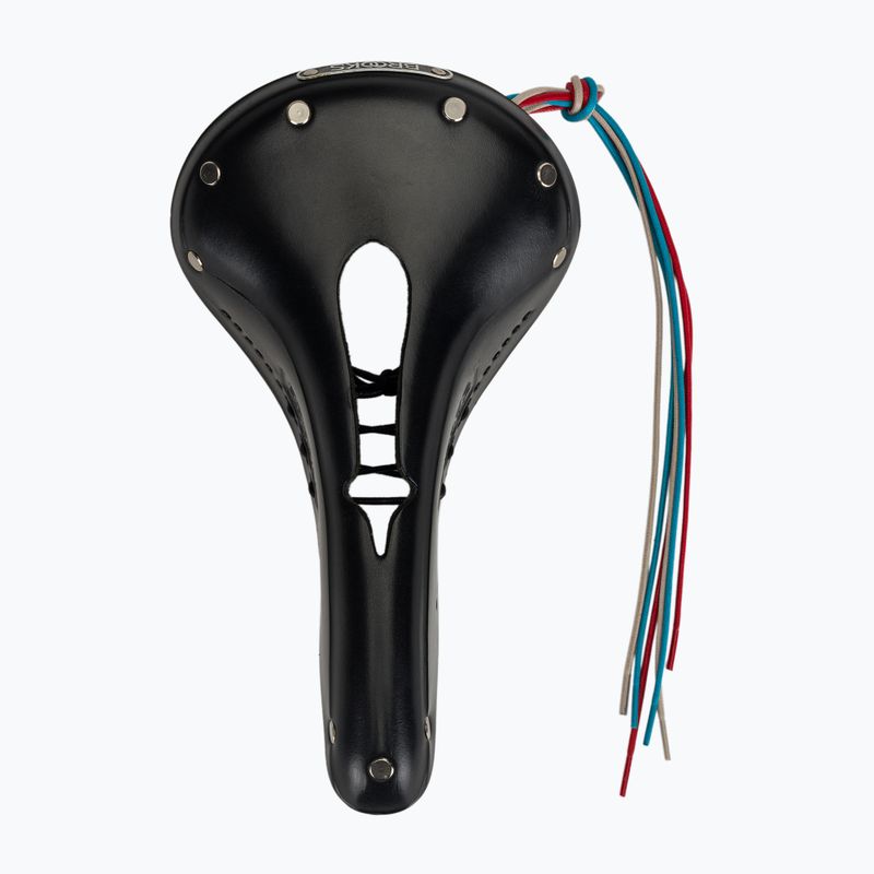 Brooks England B17 Narrow Carved sella nera per bicicletta 3