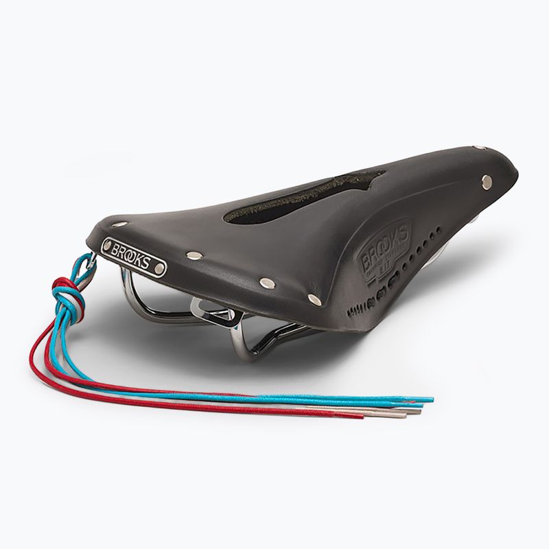 Brooks England B17 Narrow Carved sella nera per bicicletta 3
