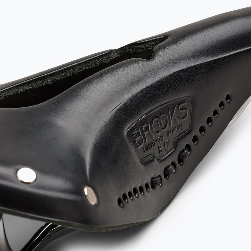Brooks England B17 Narrow Carved sella nera per bicicletta 6