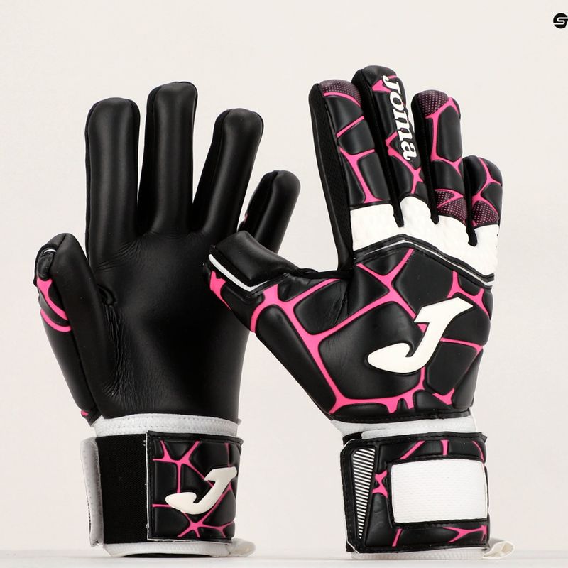 Guanti da portiere Joma GK-Pro nero/fucsia 9