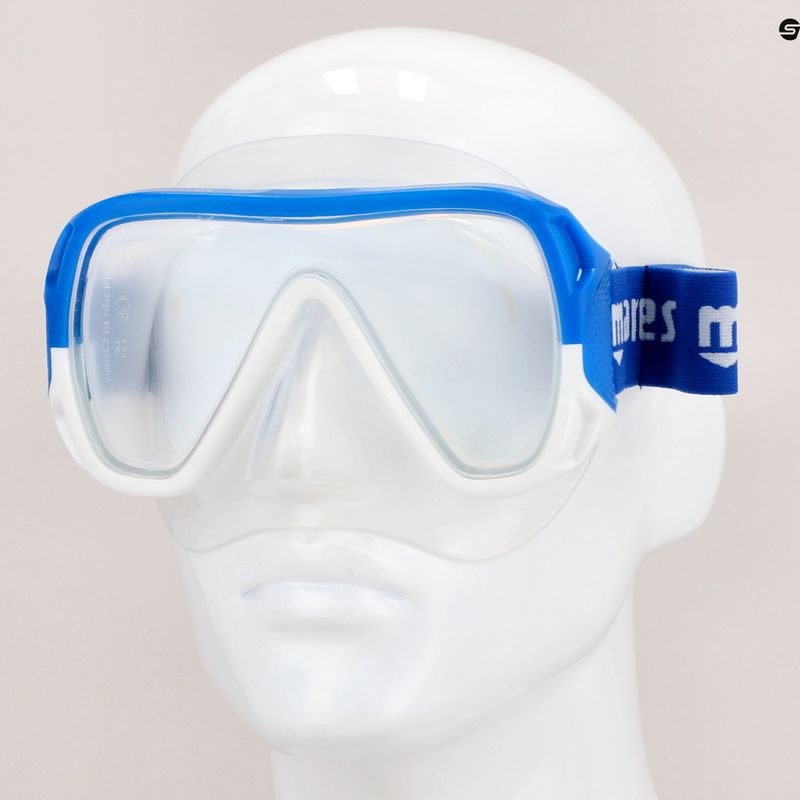Maschera da snorkeling Mares Keewee blu/chiaro 9